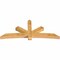 Ekena Millwork Alberta Rough Sawn Timber Gable Bracket, Western Red Cedar, 96"W x 40"H x 6"D x 6"F, 10/12 Pitch GBW096X40X0606ALB00RWR - alternate 3
